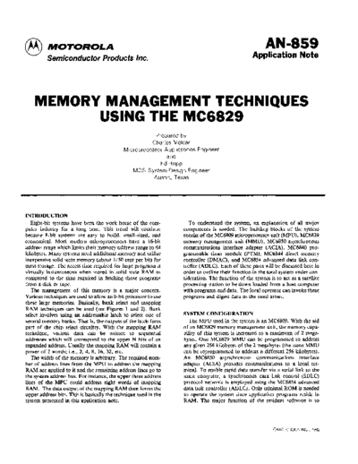 AN859_Memory_Mangagement_Techniques_Using_The_MC6829_May82