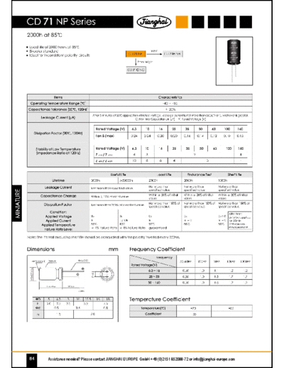 Jianghai [non-polar radial] NP Series