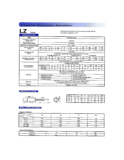 chang-chang [radial thru-hole] LZ Series
