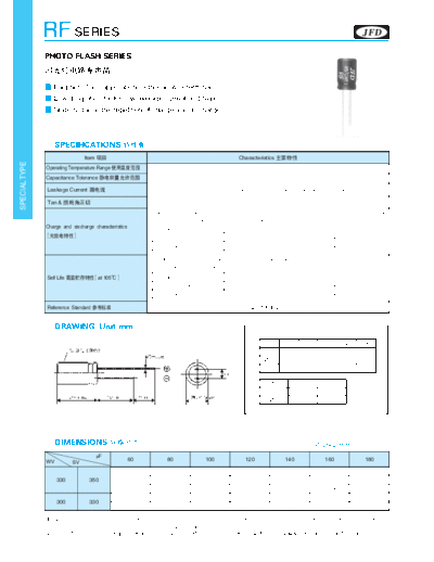 JFD [radial thru-hole] RF Series