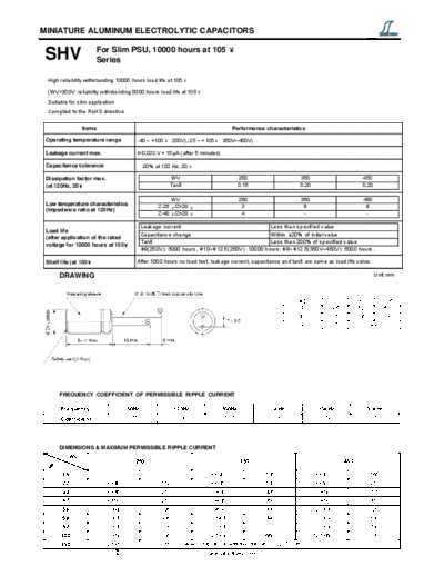 Decon [radial thru-hole] SHV Series