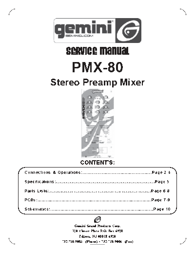 hfe_gemini_pmx-80_service