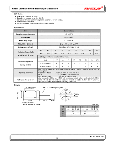 Kingcap [radial] ELR Series