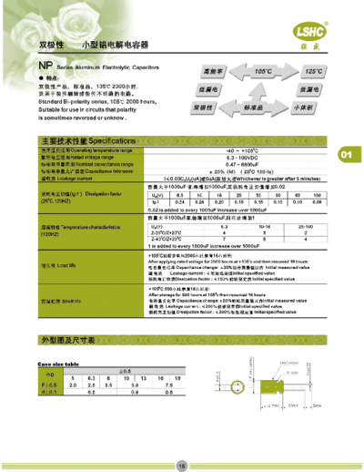 LSHC [bi-polar radial] NP Series