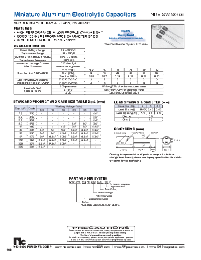 NIC [radial thru-hole] NRESW Series