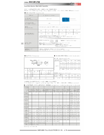 Foai [radial thru-hole] CD264 (2) Series
