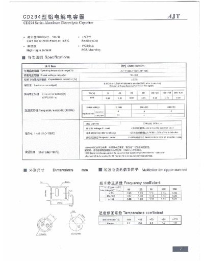 AJT [snap-in] CD294 Series