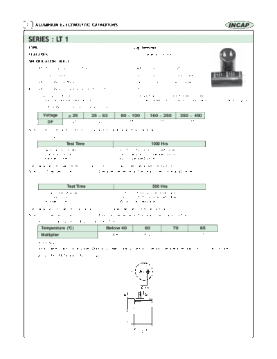 Incap [lug-terminal] LT1 Series