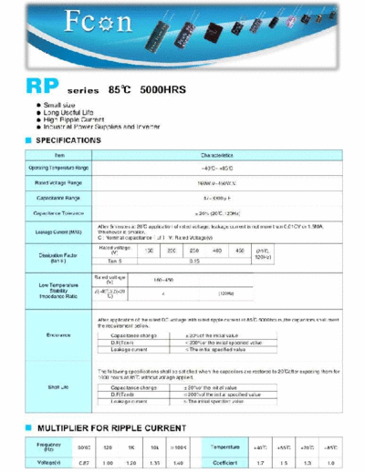Fcon [snap-in] RP Series