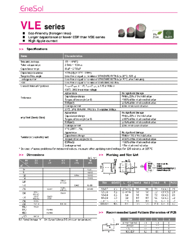 Matsuki-Enesol (MPCAP-EneCAP) [SMD polymer] VLE Series