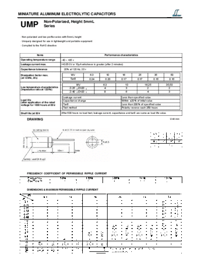 Decon [non-polar thru-hole] UMP Series