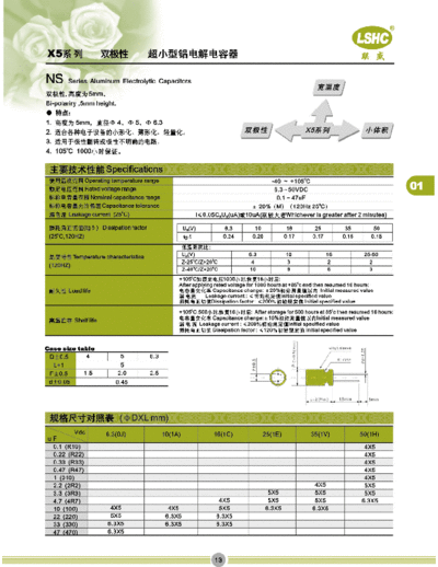 LSHC [bi-polar radial] NS Series