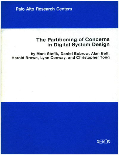 VLSI-81-3_The_Partitioning_of_Concerns_in_Digital_System_Design
