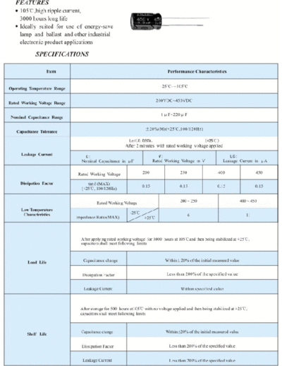 Lscon [radial thru-hole] PA Series