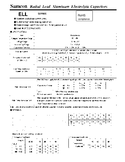 Samcon [radial thru-hole] ELL Series