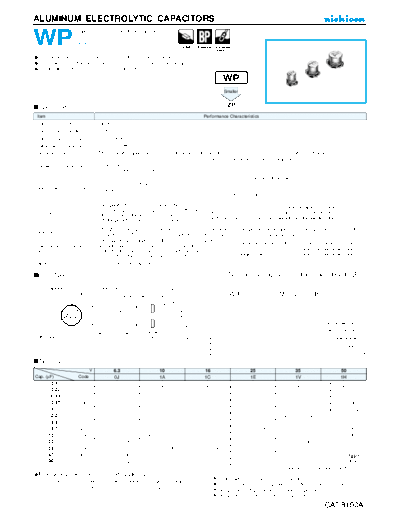 Nichicon [bi-polar SMD] WP Series