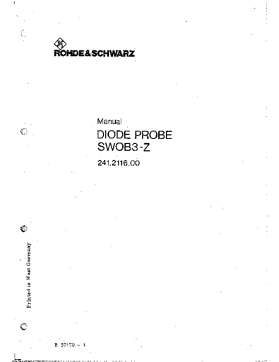 Sonde Diode Anglais