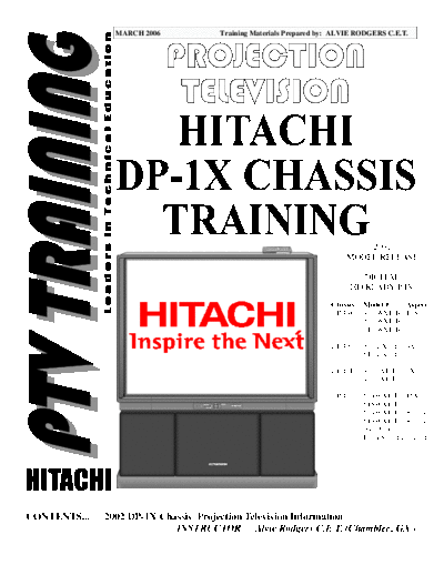 Hitachi_DP1X_Training_Manual_[TM]