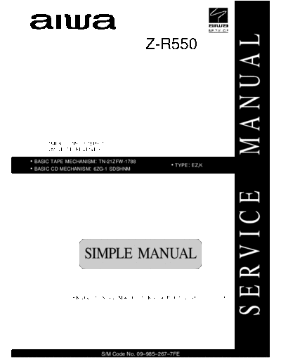 hfe_aiwa_z-r550_service_simple_en