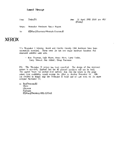 19800411_Notetaker_Hardware_Status_Report