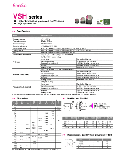 Matsuki-Enesol (MPCAP-EneCAP) [SMD polymer] VSH Series