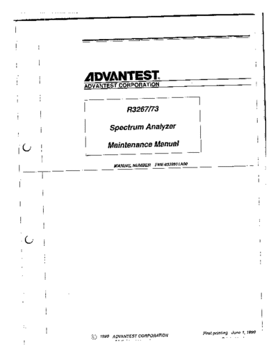 Advantest_R3267_R3273_Spectrum_Analyzer_Service_Manual