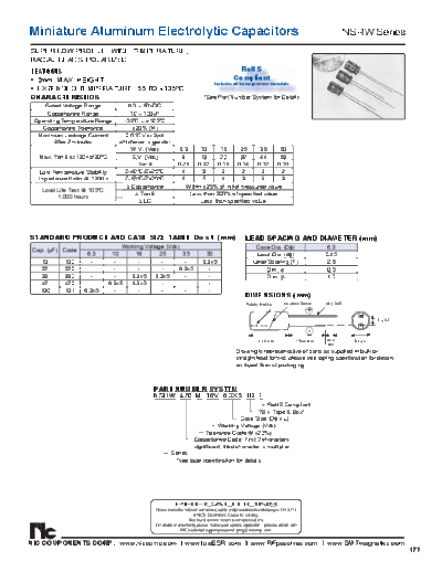 NIC [radial thru-hole] NSRW Series