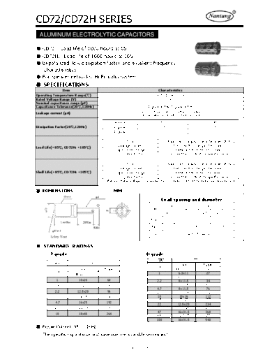 Nantung [bi-polar radial] CD72(H) Series
