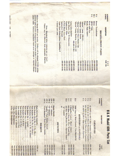 B&K 606plist pdf
