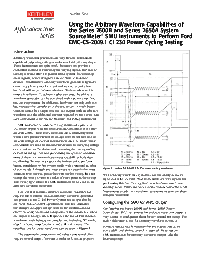 ARB Waveform 2600B