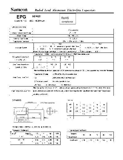 Samcon [radial thru-hole] EPG Series