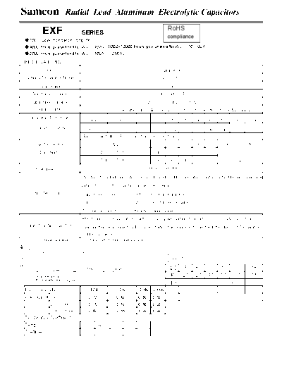Samcon [radial thru-hole] EXF Series