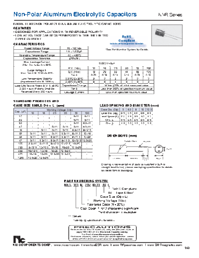 NIC [non-polar radial] NNR Series