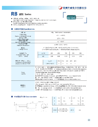 Chang [radial thru-hole] RB Series