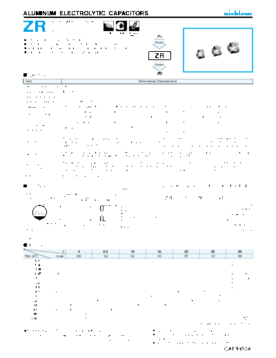 Nichicon [SMD] ZR Series