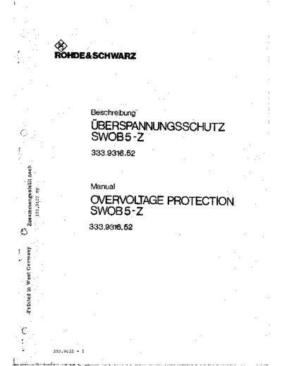 Manuel Protection Survoltage Swob-5
