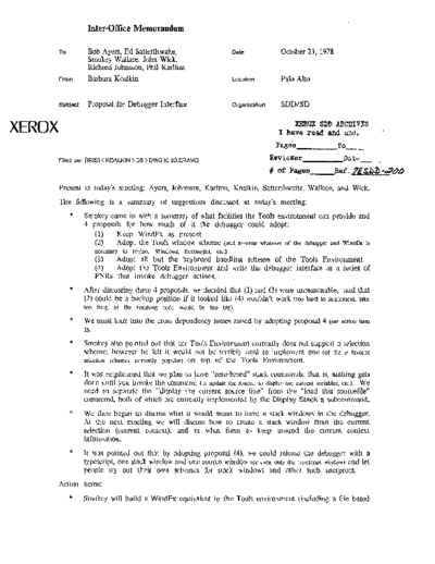 19781023_Proposal_For_Debugger_Interface