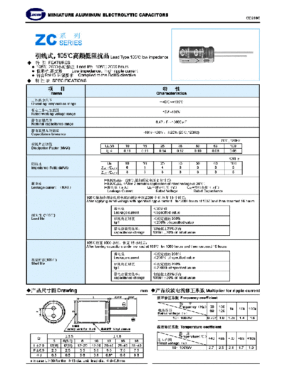Jicon [radial thru-hole] ZC Series