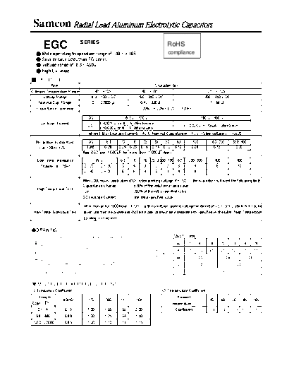 Samcon [radial thru-hole] EGC Series