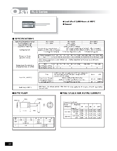 OST [radial] RLG series