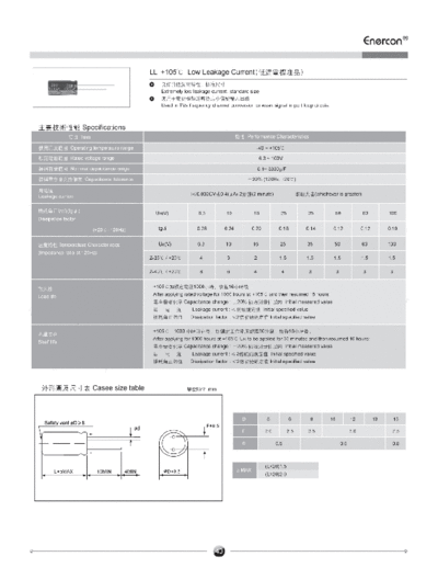 Enercon [radial thru-hole] LL Series