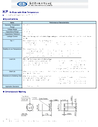 KJ [bi-polar smd] KP Series
