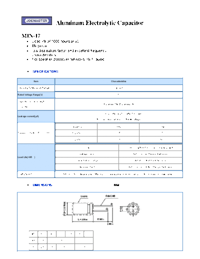 Joemaster [radial] MIN-17 Series