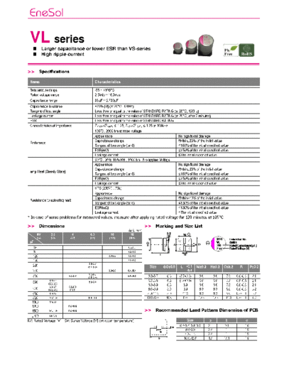 Matsuki-Enesol (MPCAP-EneCAP) [SMD polymer] VL Series