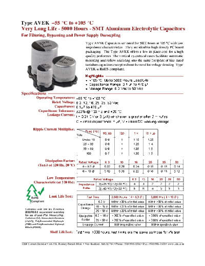CDE [smd] AVEK Series