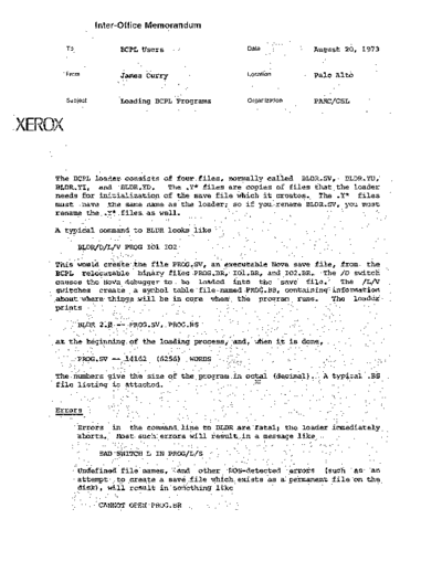 Loading_BCPL_Programs_Aug73