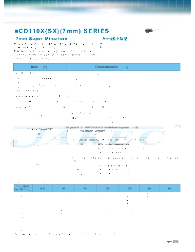 Jakec [radial thru-hole] CD110X (SX)