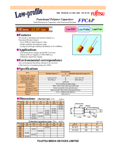Fujitsu 2006 [polymer] RE Series Type L1-V1