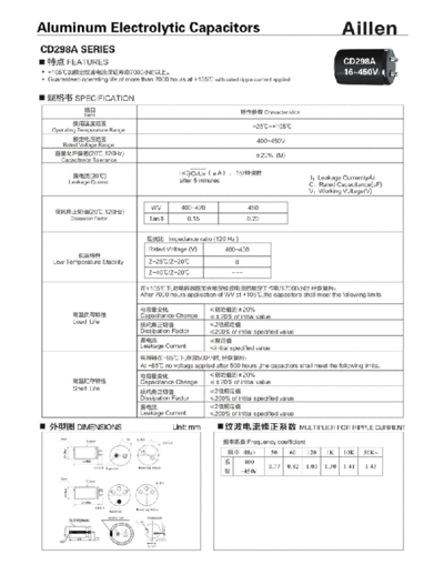 Aillen [snap-in] CD298A Series