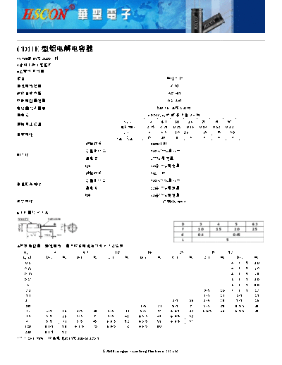 HSCON [radial thru-hole] CD11E Series